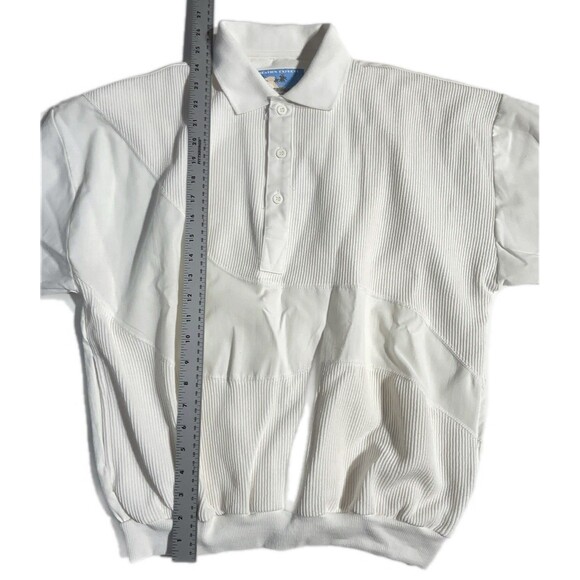 Vacation Express Voyager white  polo shirt with a banded waist Size S - Picture 3 of 8